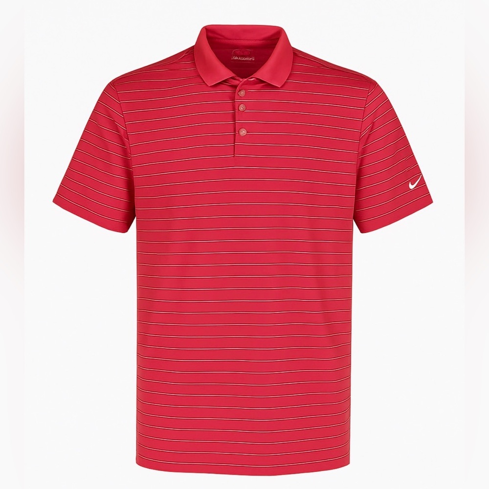 NIKE GOLF FitDry Striped Polo Shirt Size XL